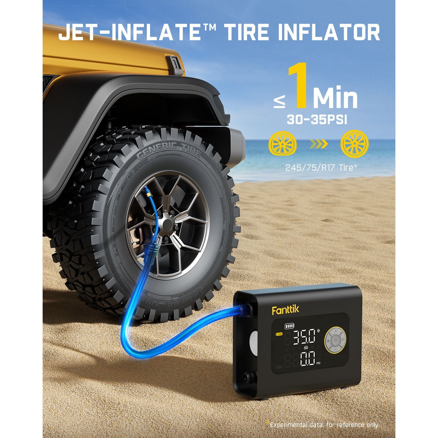 Fanttik X9 Cross Paddle Board Air Pump, Portable Tire Inflator | Max 75PSI with Auto-Off, Deflation | Air Pump with Light and Power Bank | for SUP, Car, Motorcycle, Board, Kayak, Tent etc.