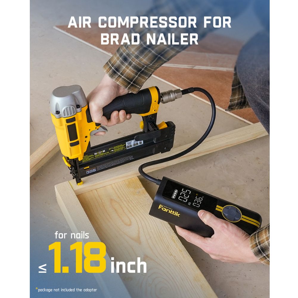 Fanttik X8 APEX™ Tire Inflator Portable Air Compressor, 2X Faster Inflation, 150PSI Cordless Tire Inflator with LCD Dual Screen, Suitable for MPV, Car, E-Bike, Motorcycle, For up to 26.3 Inch Tire