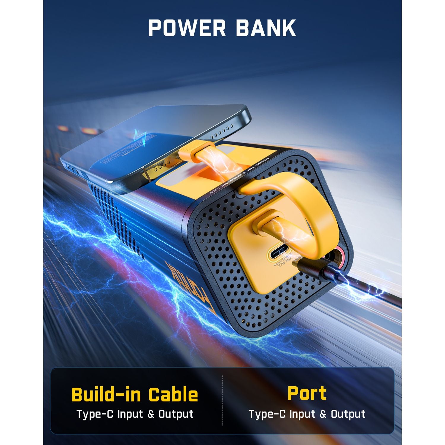 Fanttik X9 APEX Tire Inflator as Power Bank - Charging Phone