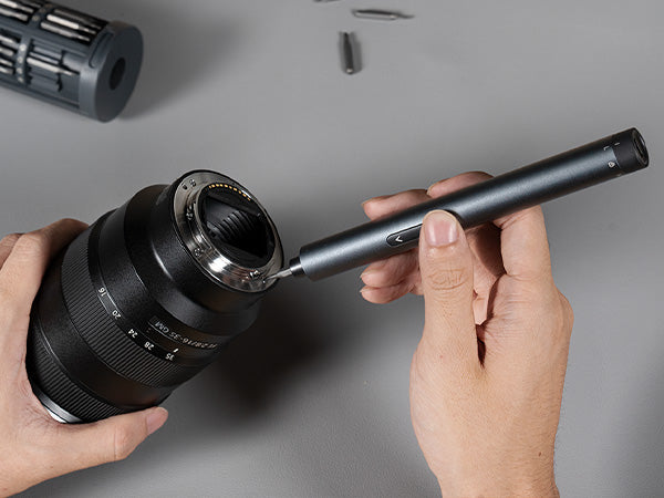 Fanttik E1 Ultra 3.7V Mini Electric Screwdriver, Precision Electric Set, 50-in-1 Magnetic Bits, Magnetic Rotatable Storage, 5/32''Hex, Electric Screwdriver for Electronics Phone Camera Laptop Watch