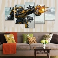 5 pcs framed printed chevrolet hornet painting on canvas room decoration print poster picture canvas