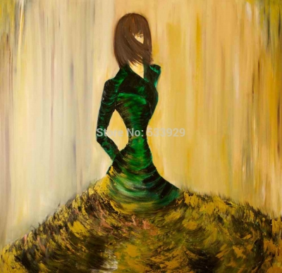 abstract figure modern lady hand painted oil painting on canvas tds-cx213---60x60cm