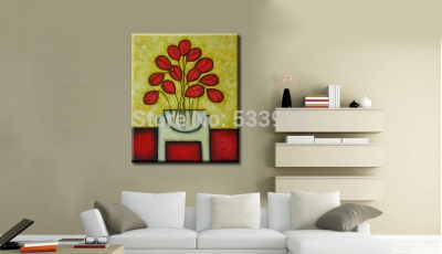 abstract flower hand painted oil painting on canvas painting canvas wall art picture