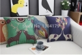 cartoon animals pillow cover baby fox linen throw pillow case decoration cushion covers 18