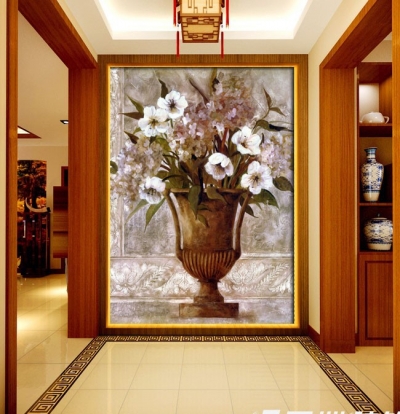 floral wall restaurant entrance hallway wall modern home wall decor painting canvas art hd print painting on canvas wall picture