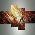 handmade 4 pes/set wall art abstract oil painting on canvas pictures home decor paintings for office room decoration craft