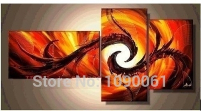 handmade abstract lover birds sunshine landscape canvas art oil paintings 3 pieces living room decoration pictures set unframed