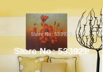 home decor hand painted abstract flower oil painting on canvas tds-cx037 for home living room wall decoration