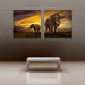 whole elephant abstract oil painting printed painting oil painting on canvas home decoration