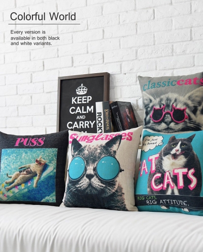 2015 new! nordic chair pillow car cushion creative fashion cat pop pillow cute seat cushion