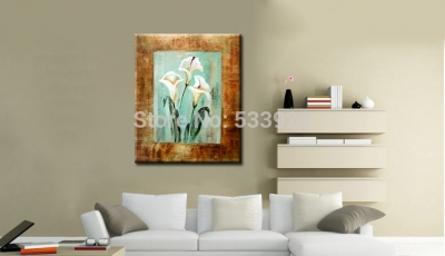 abstract flower hand painted oil painting on canvas oil painting for home decor wall decor