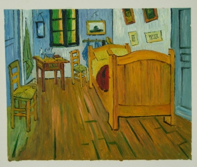 abstract van gogh bedroom in arles hand painted oil painting on canvas tds-vg001