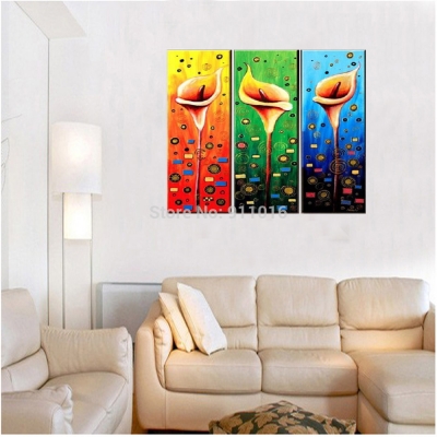 colourful flowers painting hand painted wall abstract home decor oil painting on canvas pictures no frame living room paintings