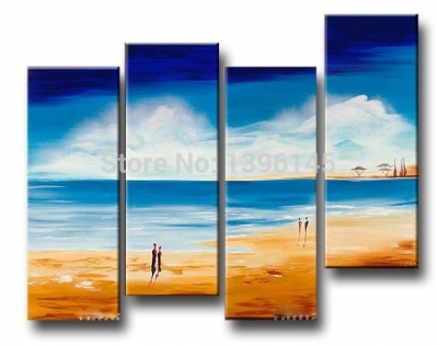 for sell whole pictures summer holiday handmade modern abstract oil painting on canvas wall art gifts