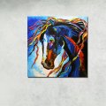 hand-painted horse wall art beauty funny animal home decor modern oil painting on canvas abstract picture no framed nk93