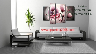 hand painted modern flowers oil painting for room wall art group of pictures on canvas abstract on canvas hang pictures