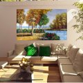 handmade oil painting picture for living room decor landscape no frame home decor hand painting on the wall art craft