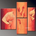 handmade wall art painting no framed modern flowers acrylic wall oil painting on canvas landscape group of pictures wall art