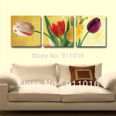 interesting oil painting huge modern handmade painting canvas charm large contemporary wall hanging pictures art tulip no frame