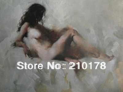 whole oil painting nude sexy woman modern wall decor art oil painting hand-painted df-082 april will come