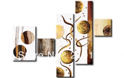 5pcs modern abstract huge wall art oil painting xd5-126