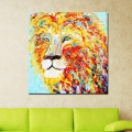 hand oil painting on canvas king of the forest lion art paintings modern decoration wall art living room decor picture nk92