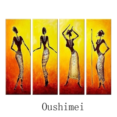 hand painted picture india dancer paintings on canvas oil painting for living room wall art group of pictures hang craft