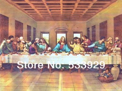 leonardo da vinci last supper hand-painted oil painting on canvas tds-dv012