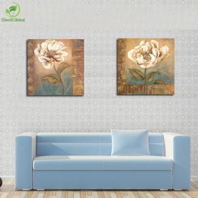 picture oil painting canvas painting flower still life picture home decoration for living room printing on canvas 40x40cm