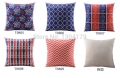 5pcs/lot linen home decor pillow cushion square pillowcases car back car cushion cover