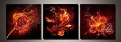 flower canvas prints classical oil painting picture printed on canvas p-008