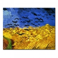 high q. reproduction hand-painted impressionist abstract oil painting the catcher in the crows of vincent van gogh hy141515