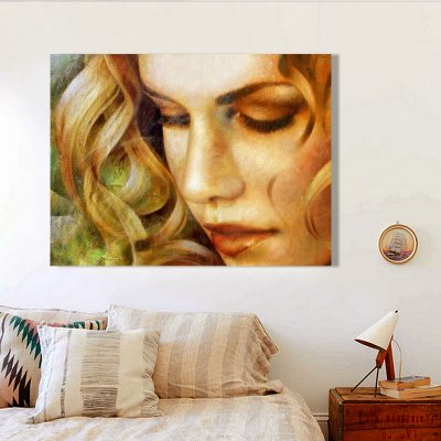 lady hand painted painting oil painting on canvas oil painting for home decor wall decor