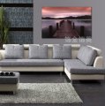 morning lake plank modern frameless decorative painting mural painting the living room sofa background painting prints