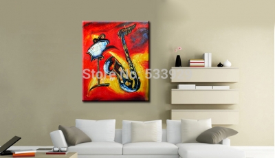 musical instruments abstract oil painting still life hand painted oil painting on canvas