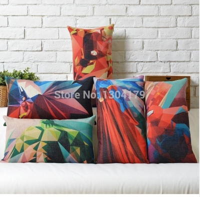 whole ! line cotton abstract hero pattern waist pillow cushion covers for car pillow sofa cushions pillow