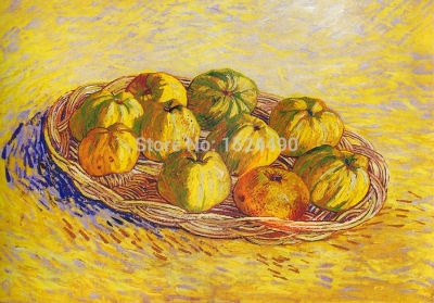 handmade reproduction vincent van gogh impressionist still life oil paintings on canvas still life with basket of apples