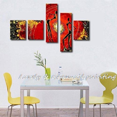 3 panel dazzle colour life hand painted wall art abstract oil painting on canvas for home decoration no framed