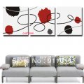 3panels interesting picture modern paintings charm wall hanging simple oil painting art for living room shipment