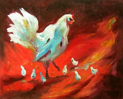 abstract animal hand painted oil painting on canvas tds-cx356---50x60cm