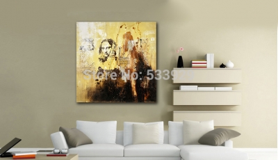 abstract figure mona lisa hand painted oil painting on canvas tds-cx210---60x60cm