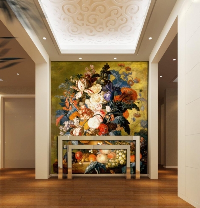 european painting canvas living room tv wallpainting non-woven wallpaper mural / entrance hallway wall art picture videos