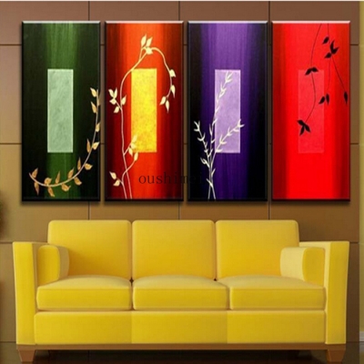 hand painted abstract paintings picture on canvas landscape oil painting for living room decor wall painting craft