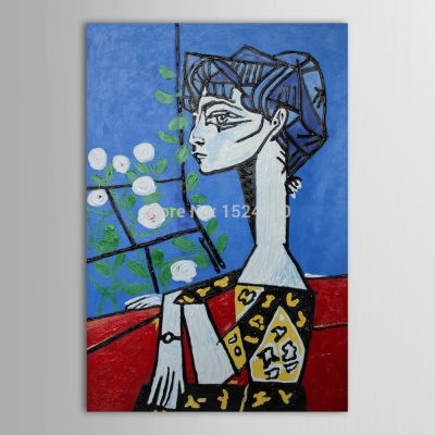 handmade copy picasso famous painting abstract thicking texture cartoon art oil painting on canvas for living room home decor