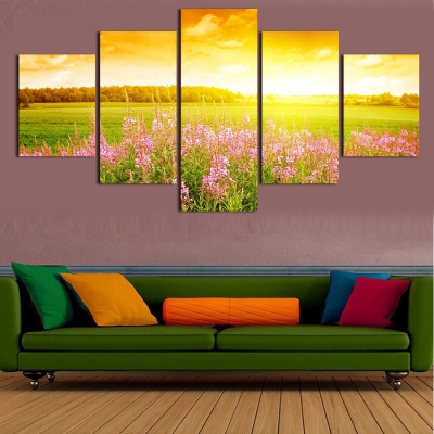 unframed 3 panels under the sun landscape canvas print painting modern canvas wall art for wall decor home decoration artwork