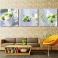 white rose ball 3 panels/set hd picture canvas print painting artwork sell decorative painting