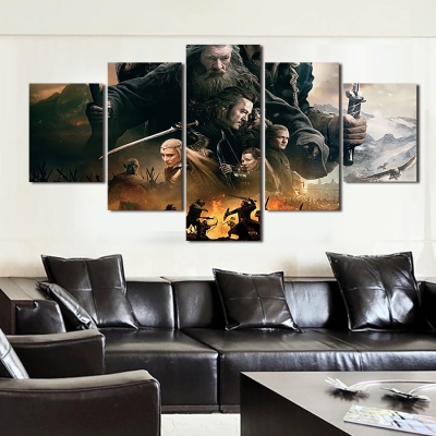 2016 framed printed the hobbit the desolation of painting children's room decor print poster picture canvas