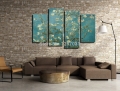 4 panels best-selling abstract the plum blossom home decoration modern painting on canvas for living gift