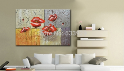 abstract flower hand painted oil painting on canvas tds-cx189---60x90cm