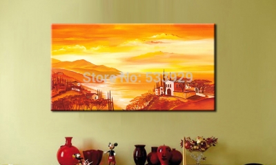 abstract landscape hand painted oil painting on canvas tds-cx345---60x120cm